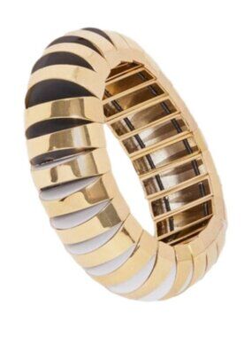 Kate Spade New York Sliced Scallops Large Stretch Bracelet Neutral
